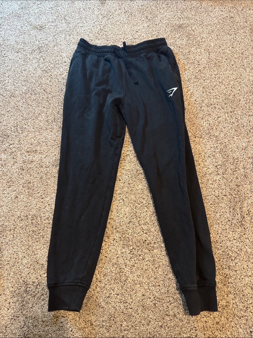Gymshark Men’s Black Jogger Sweatpants size S